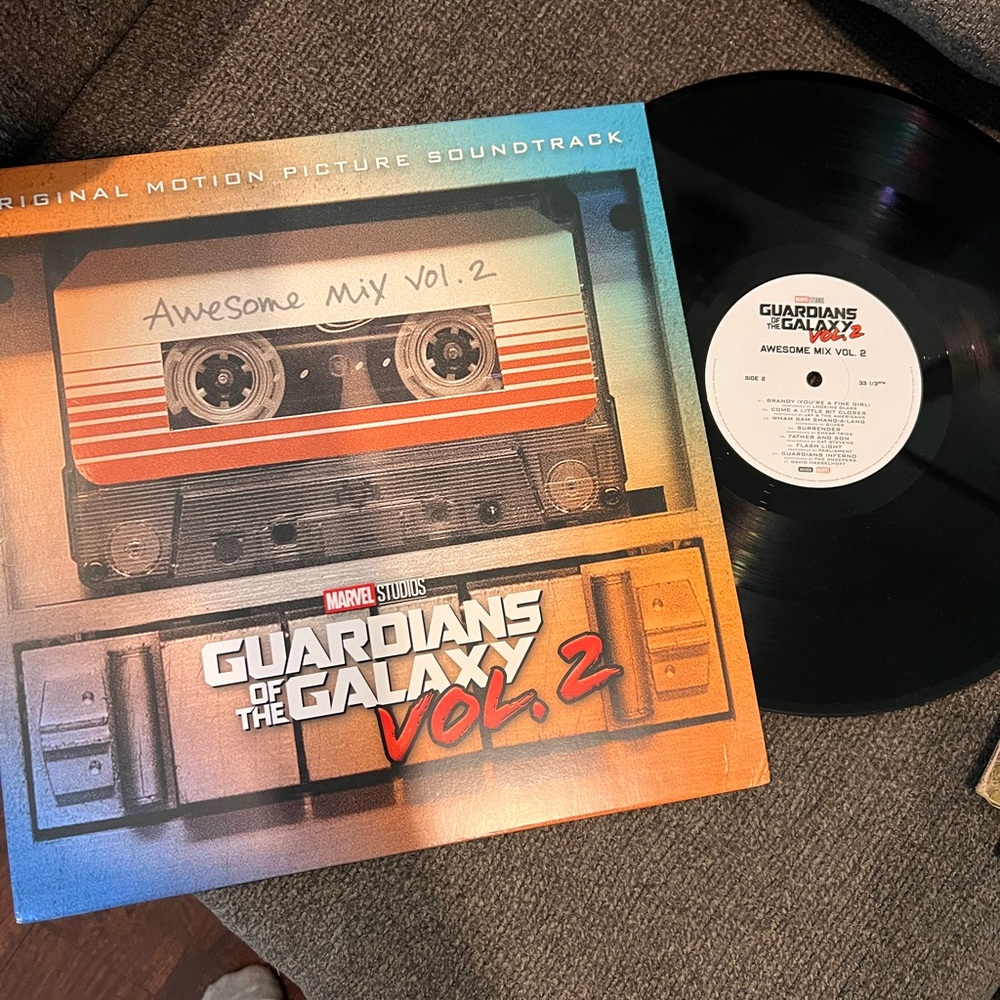Marvel Guardians of the Galaxy Vol. 2 Vinyl - Black and Orange
